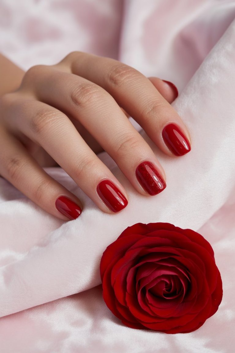 10 Cherry Red Nail Ideas