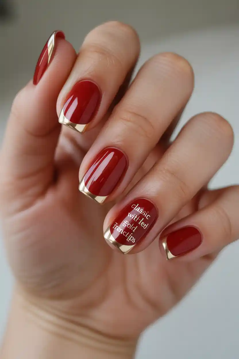 Bold Geometric Gold Lines on Matte Re