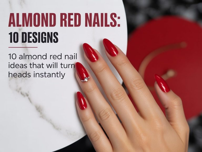 10 Almond Red Nail Ideas That Will Turn Heads Instantly