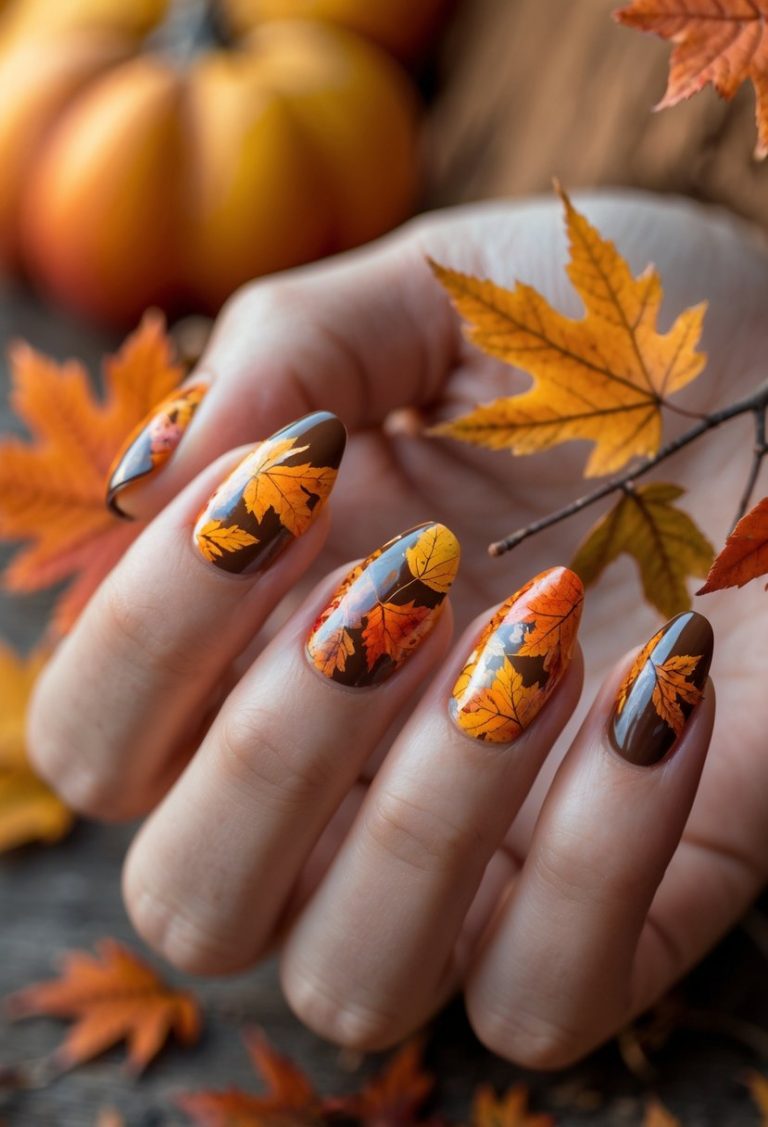 50 Trendy Fall Nail Designs