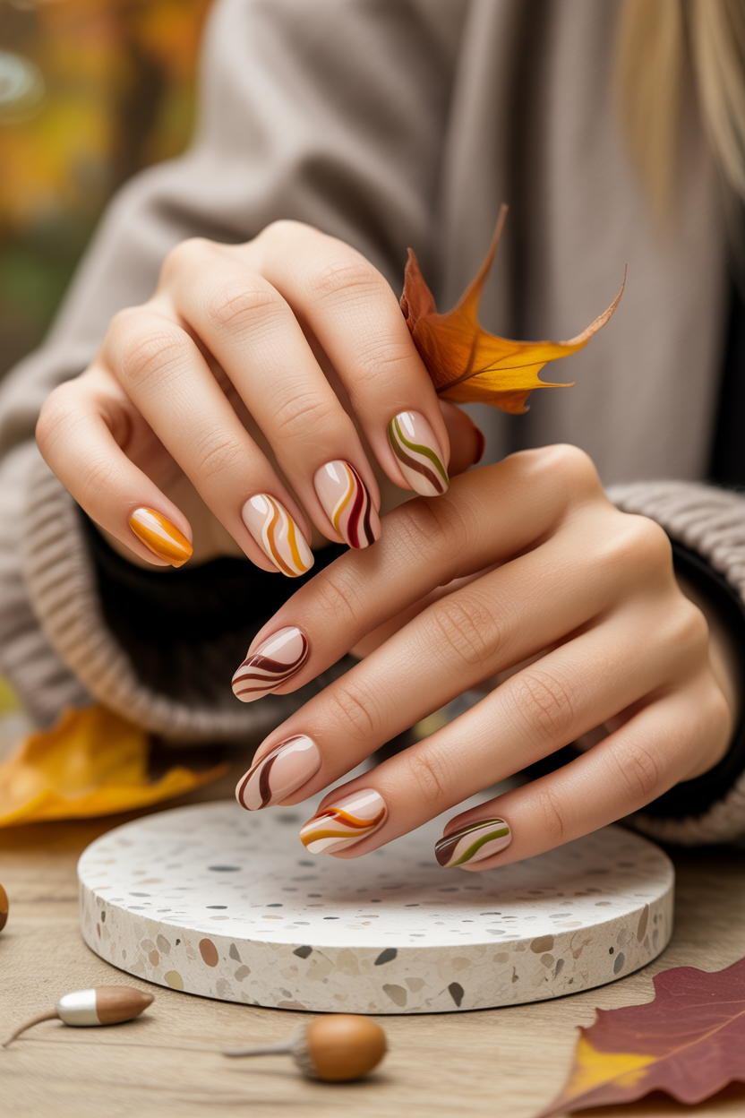 Abstract Autumn Swirls Abstract Autumn Swirls