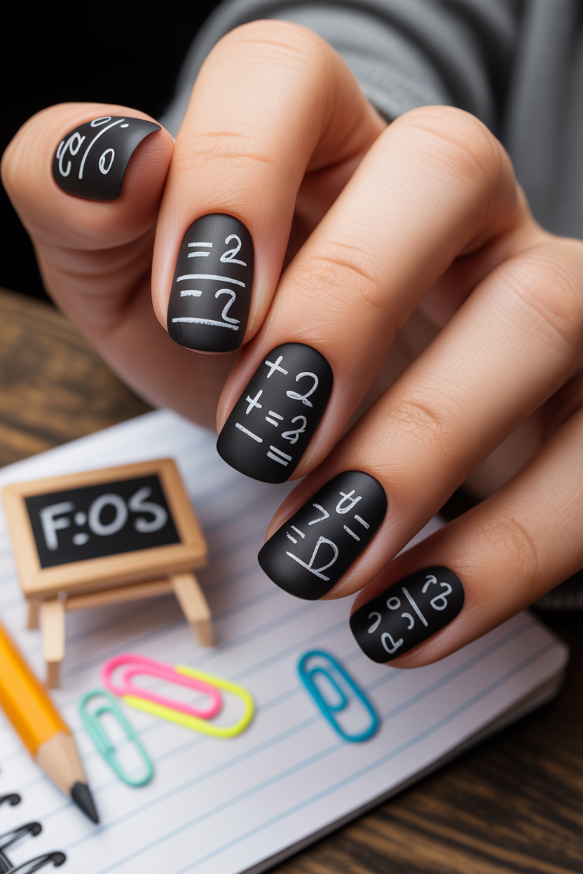 Math Equation Nails Math Equation Nails