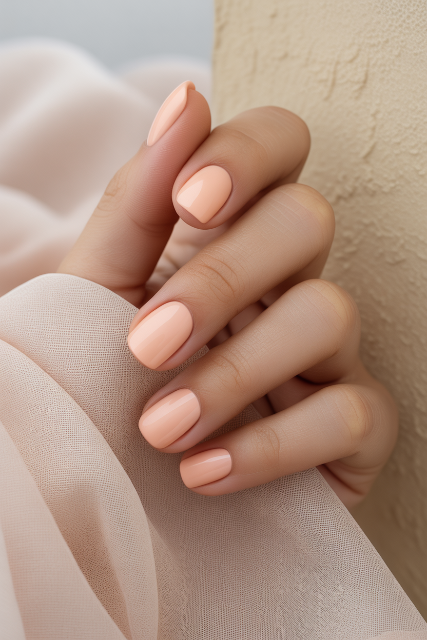 Peach Matte on Squares Peach Matte on Squares