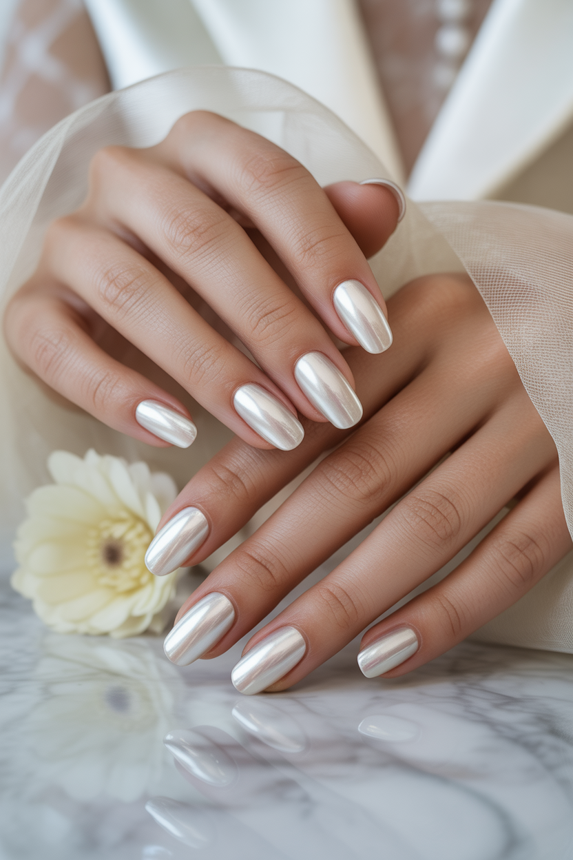 Pearl White Chrome Pearl White Chrome