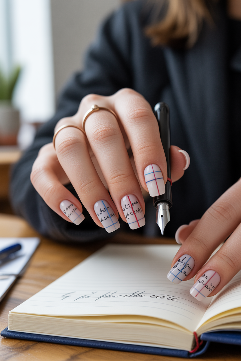 Penmanship Nail Art Penmanship Nail Art