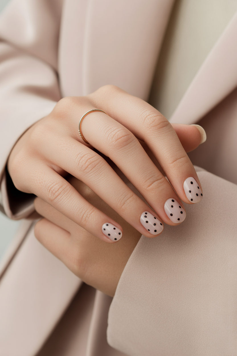 Polka-Dot Minimal Look Polka-Dot Minimal Look