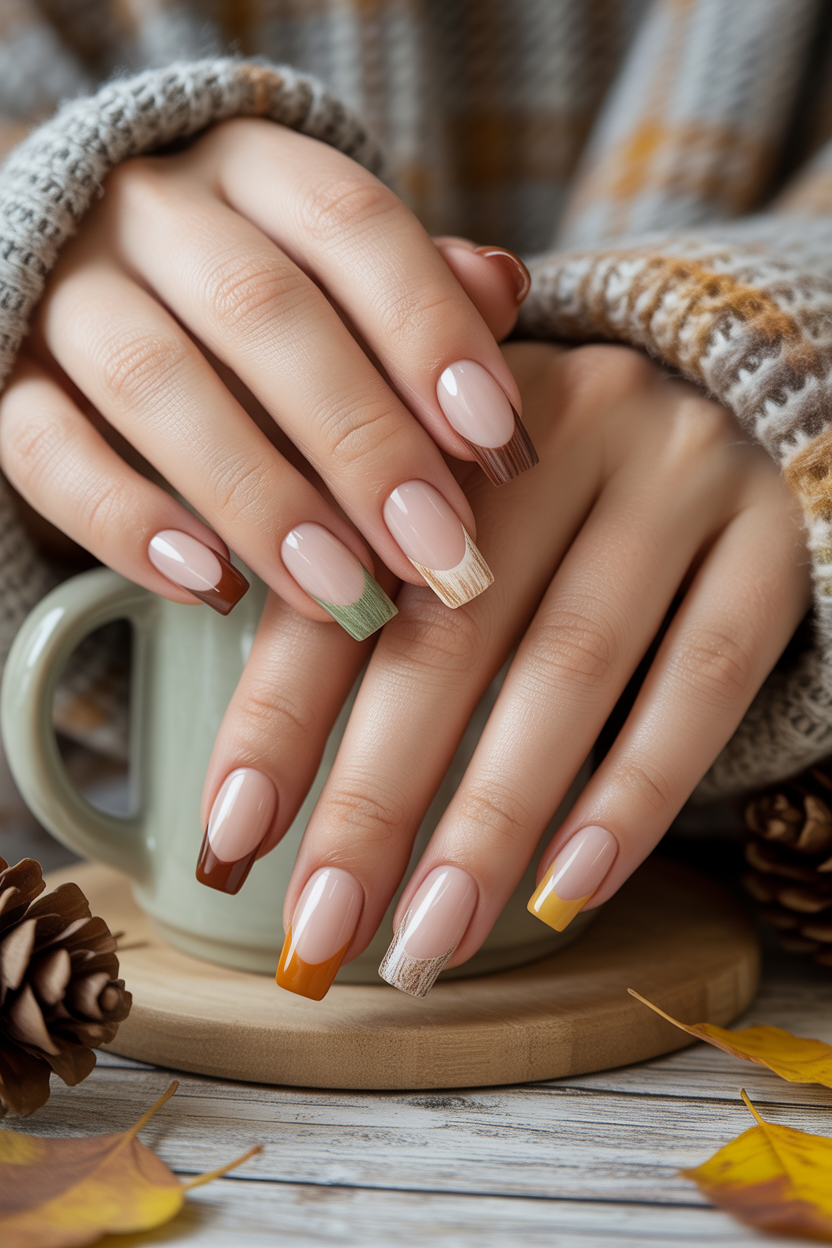 Rustic French Tips Rustic French Tips