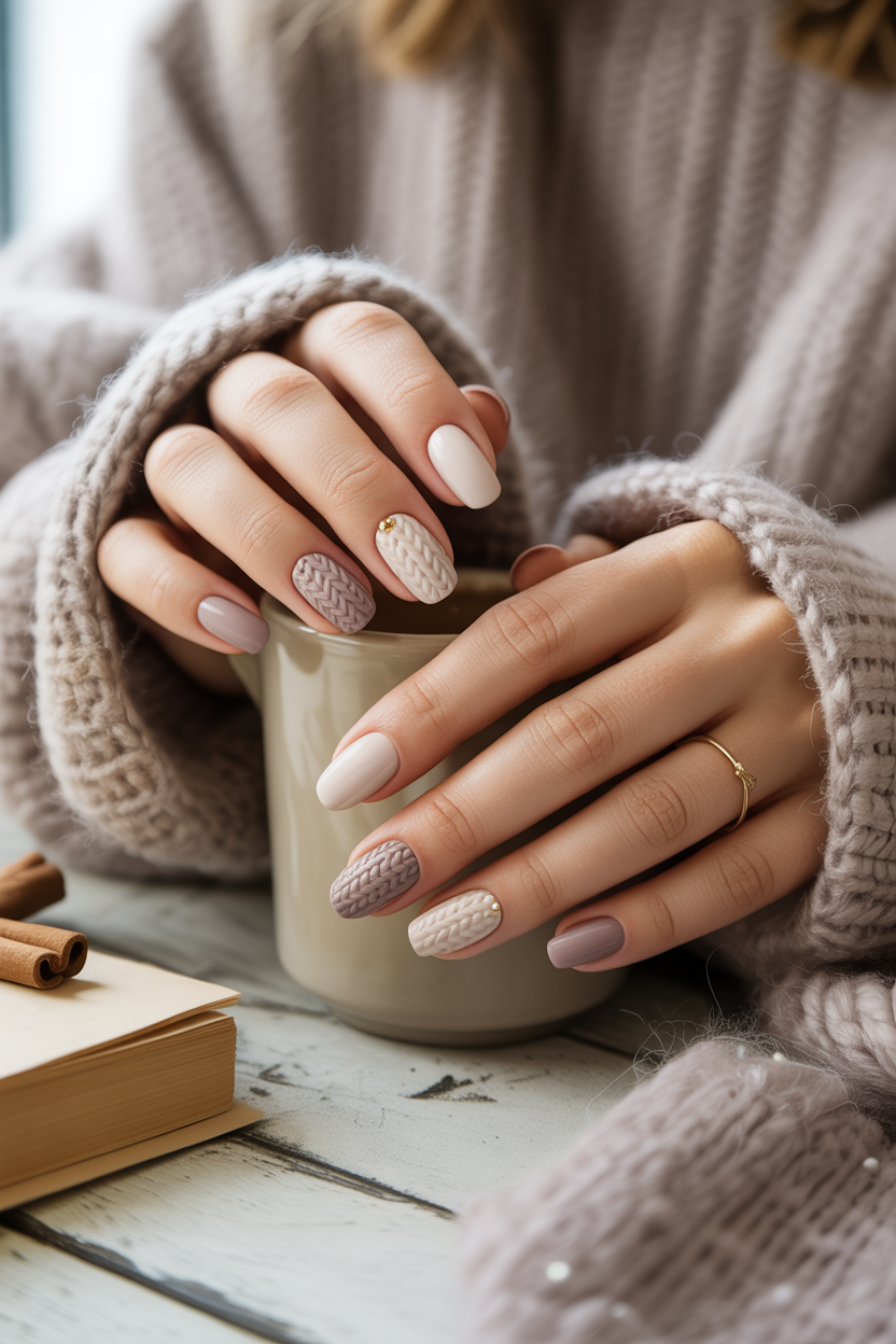 Sweater Knit Nails Sweater Knit Nails