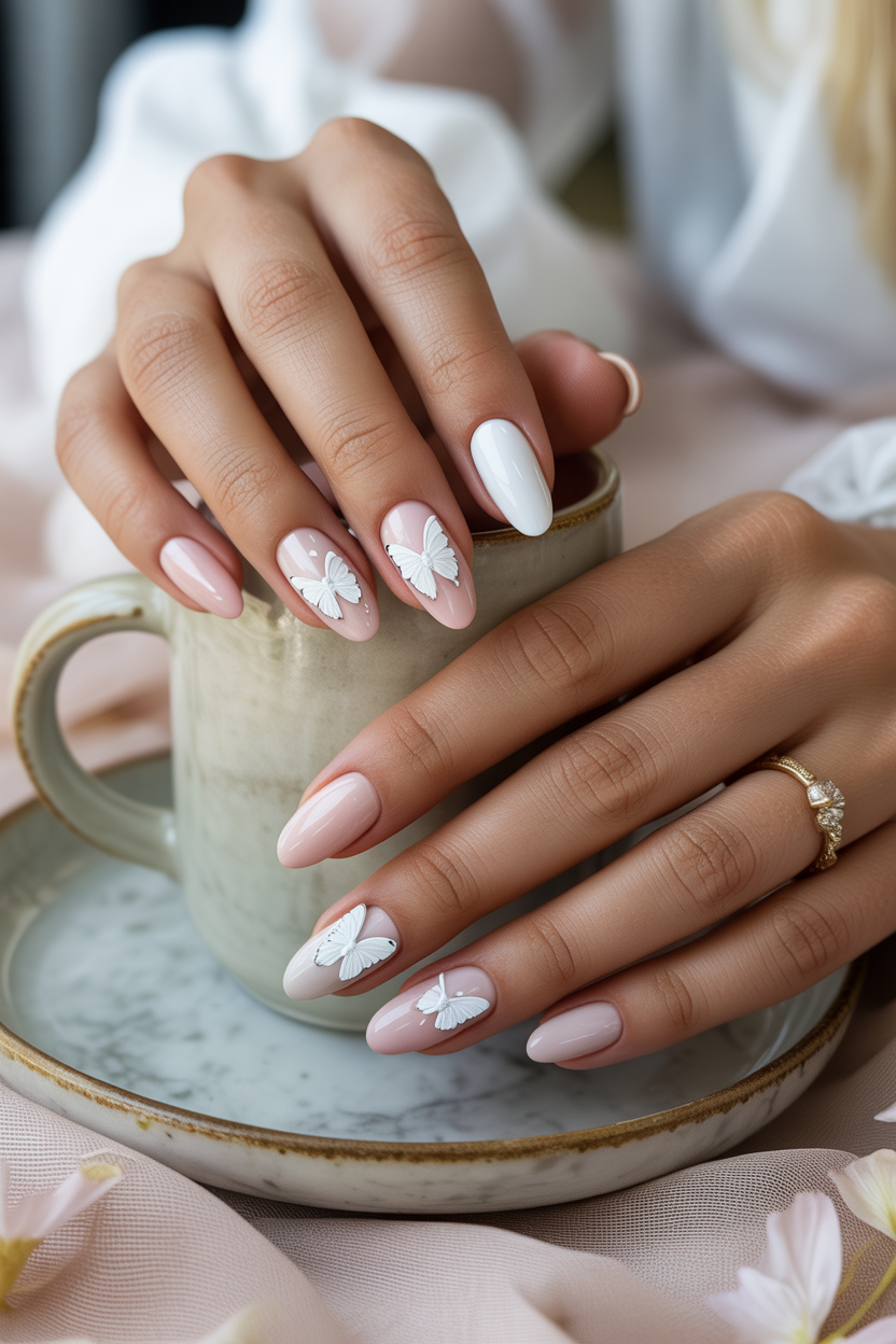 White Butterfly Accents White Butterfly Accents