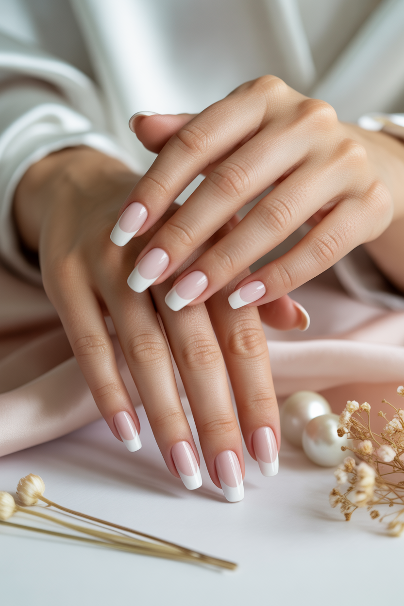 White French Fade (Baby Boomer Nails) White French Fade (Baby Boomer Nails)