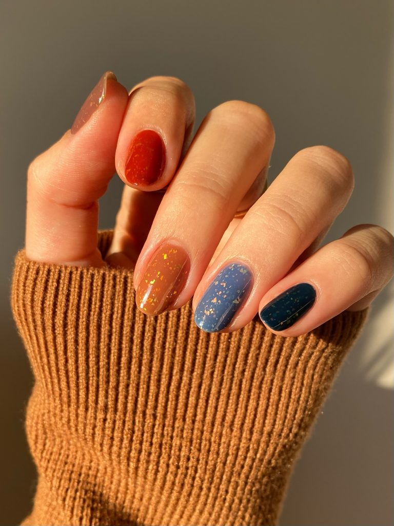 Mixed Texture Nails