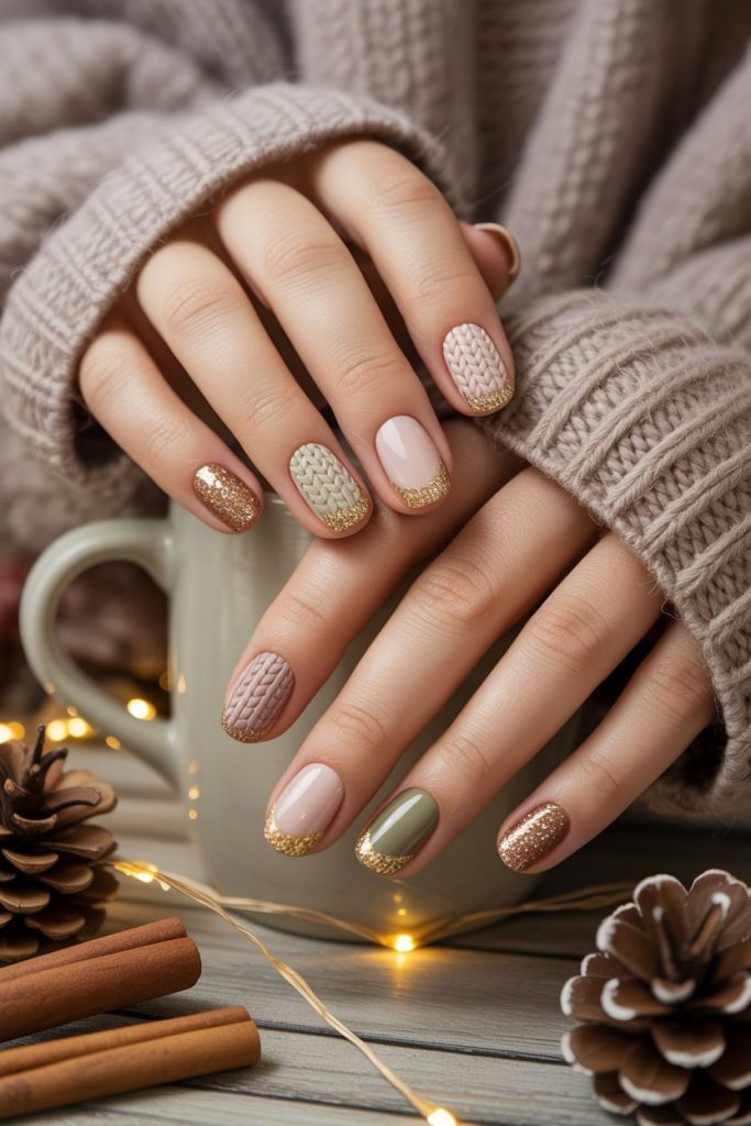 sweater-texture-glitter-tips