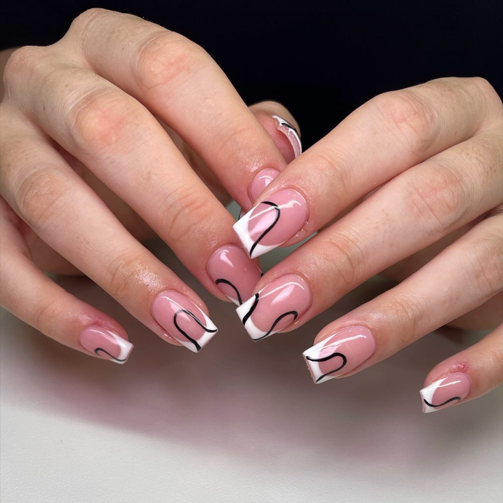 French Tip with a Twist