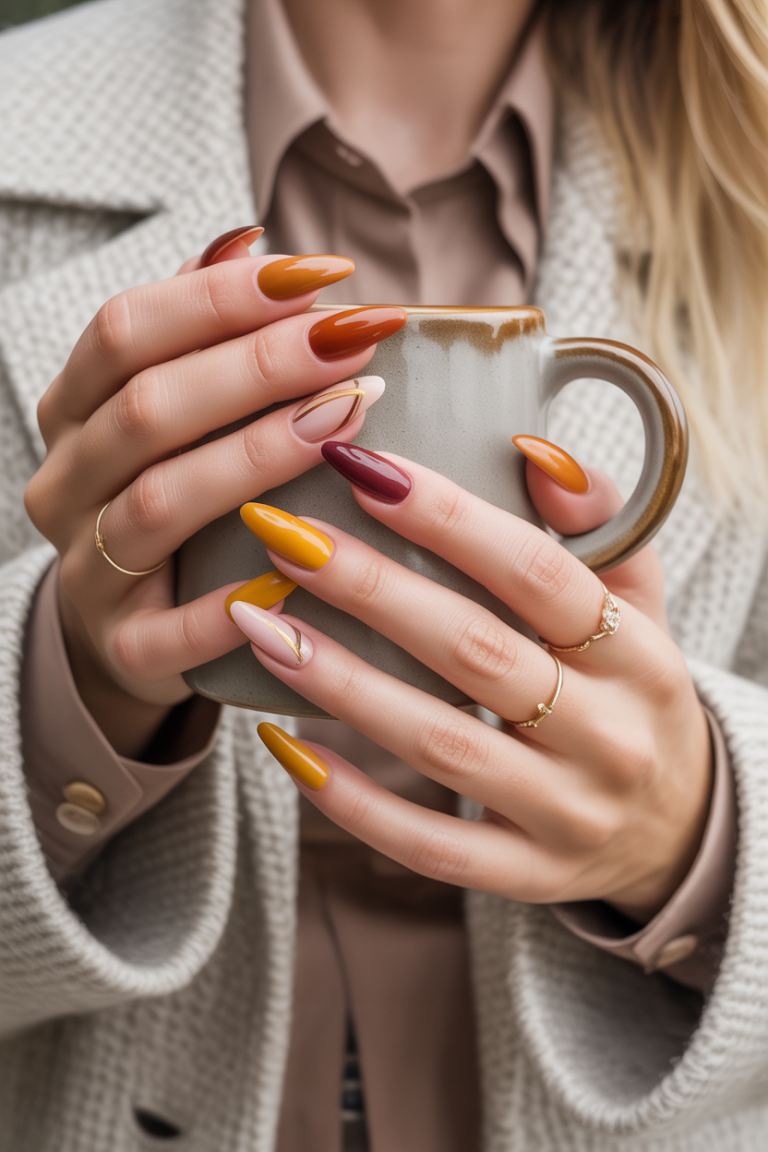 Acrylic Nails Fall