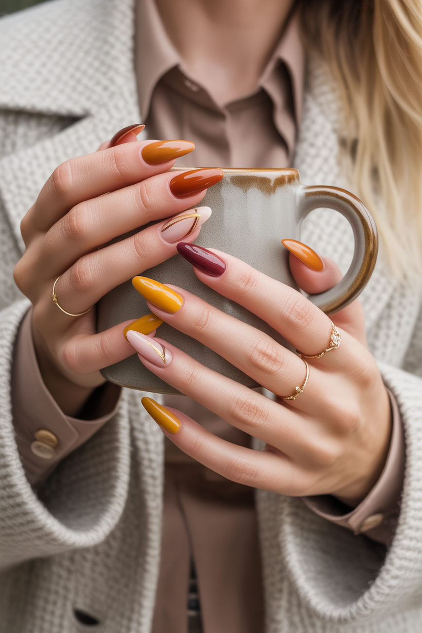 Acrylic Nails Fall