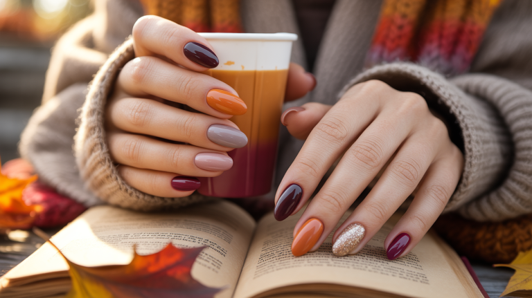 Fall Ombre Nails