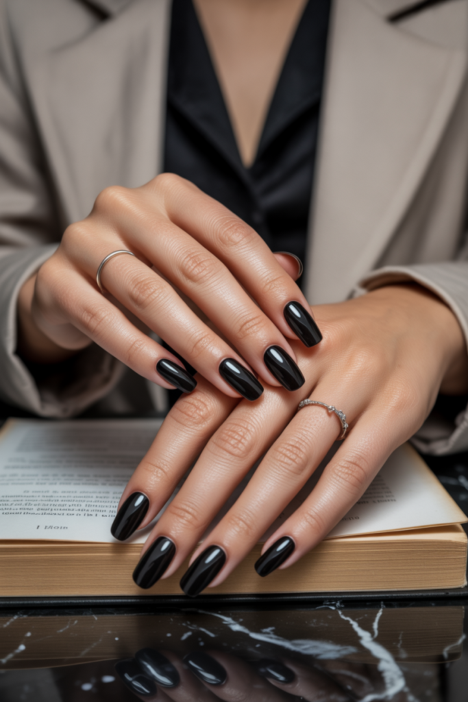 Glossy Black Acrylics