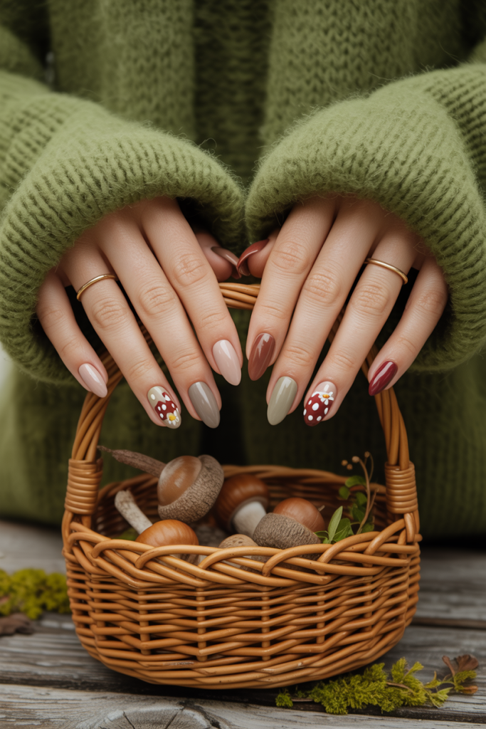 Mushroom Nail Art