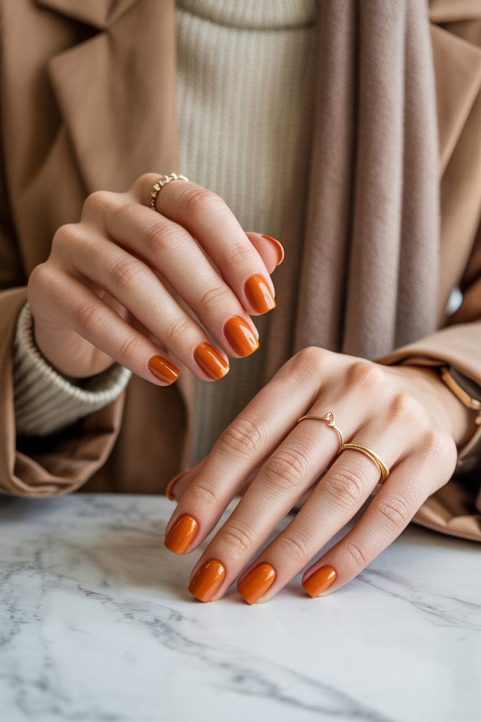 Solid Pumpkin Spice Shade

