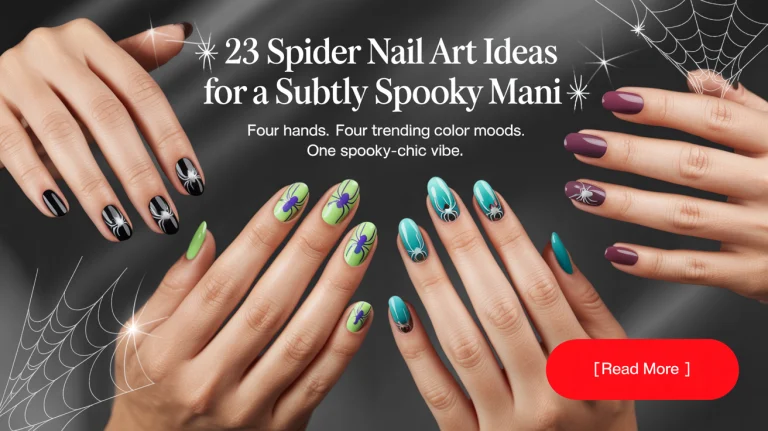 Spider Nail Art Ideas